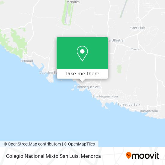Colegio Nacional Mixto San Luis map