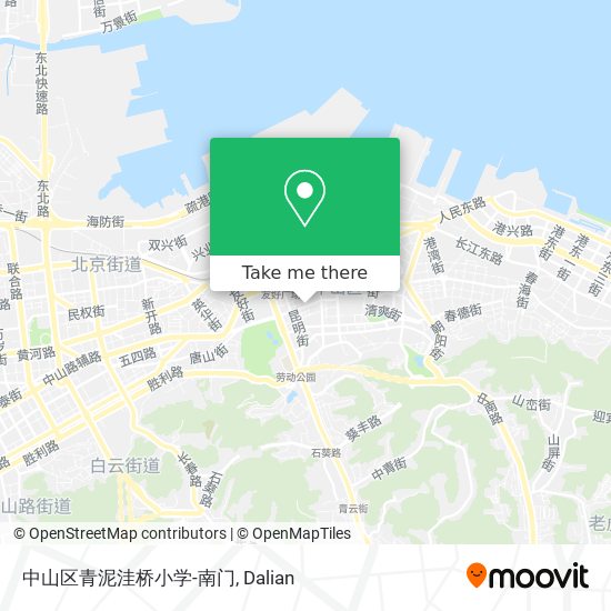 中山区青泥洼桥小学-南门 map
