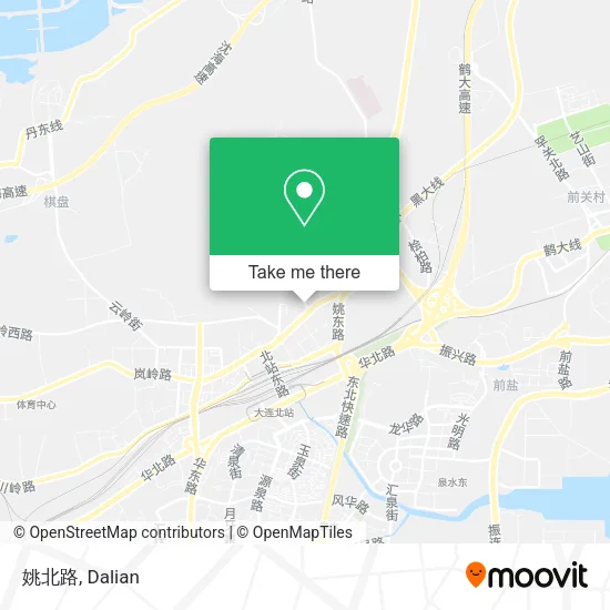 姚北路 map