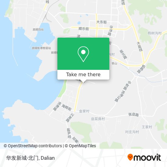华发新城-北门 map