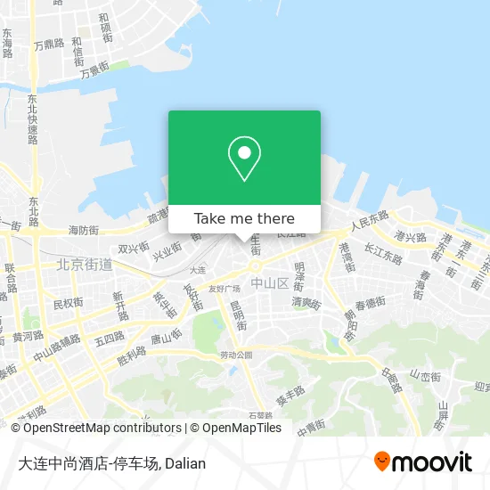 大连中尚酒店-停车场 map