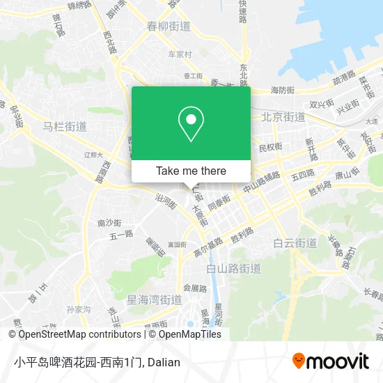 小平岛啤酒花园-西南1门 map