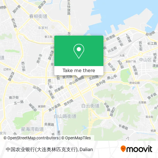 中国农业银行(大连奥林匹克支行) map