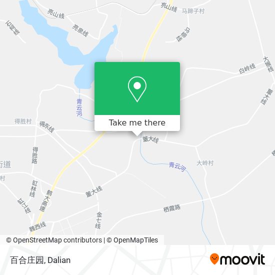 百合庄园 map