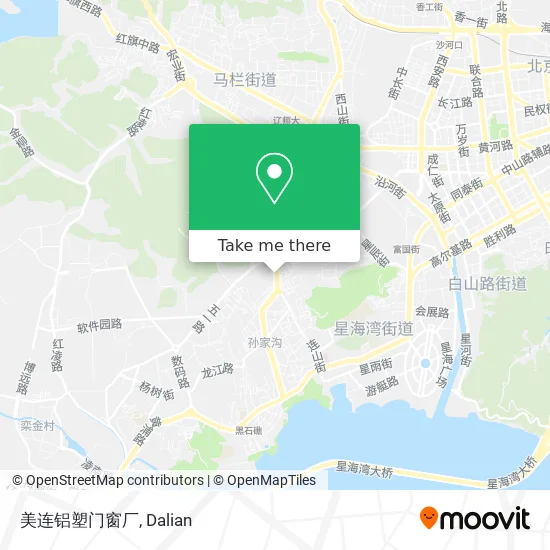 美连铝塑门窗厂 map