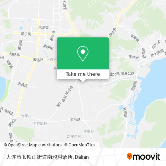 大连旅顺铁山街道南鸦村诊所 map