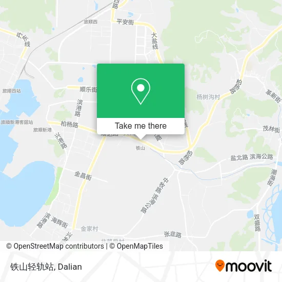 铁山轻轨站 map