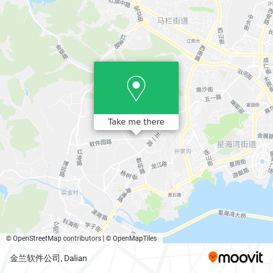 金兰软件公司 map