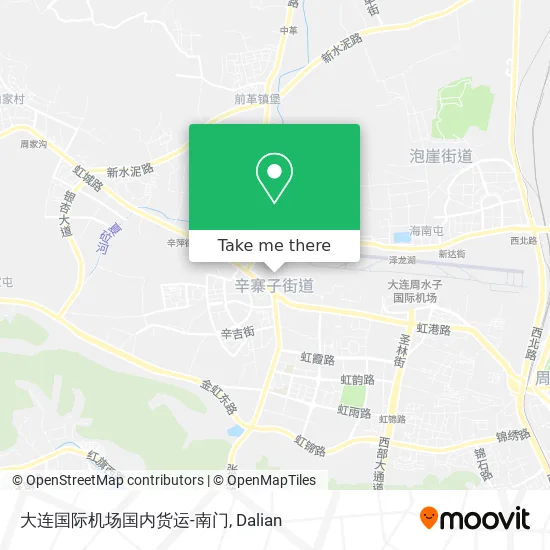 大连国际机场国内货运-南门 map