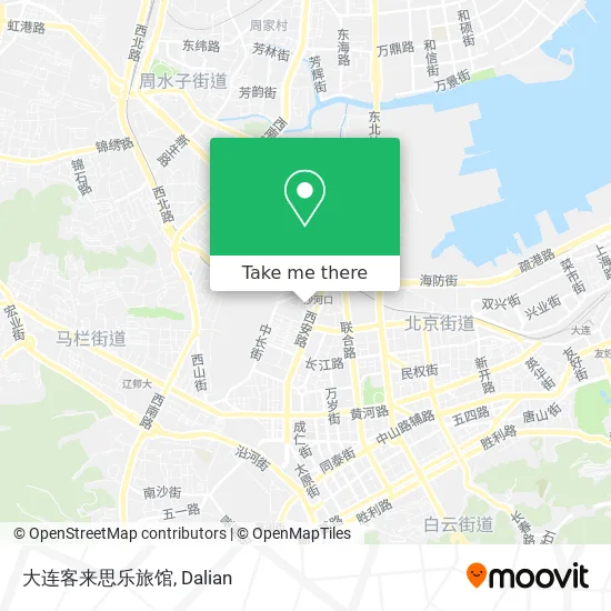 大连客来思乐旅馆 map