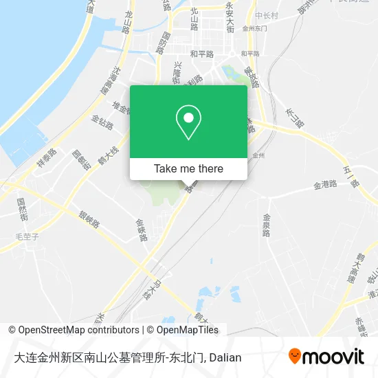 大连金州新区南山公墓管理所-东北门 map