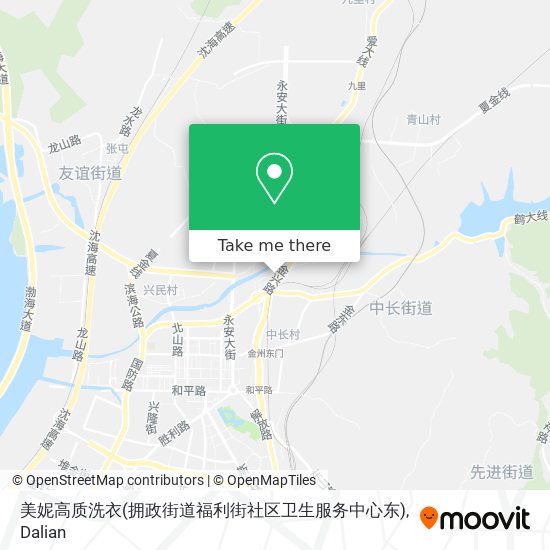 美妮高质洗衣(拥政街道福利街社区卫生服务中心东) map