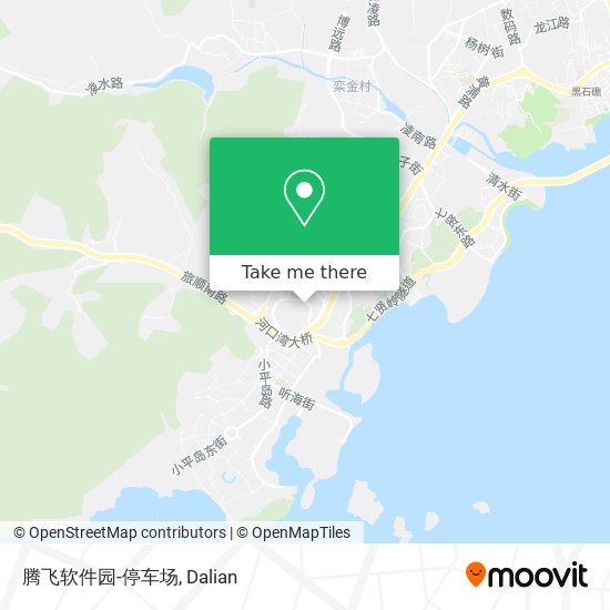 腾飞软件园-停车场 map