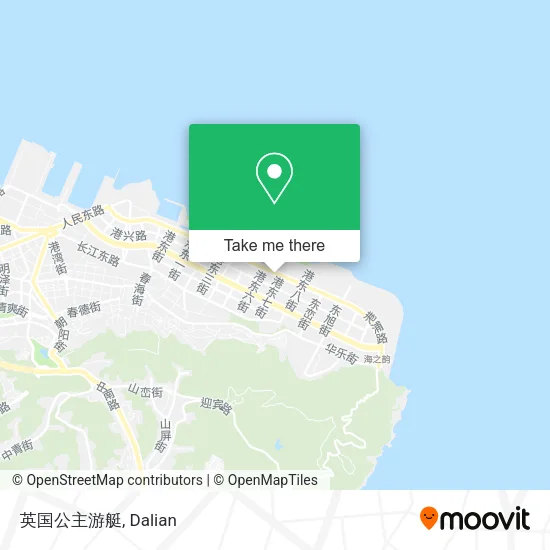英国公主游艇 map