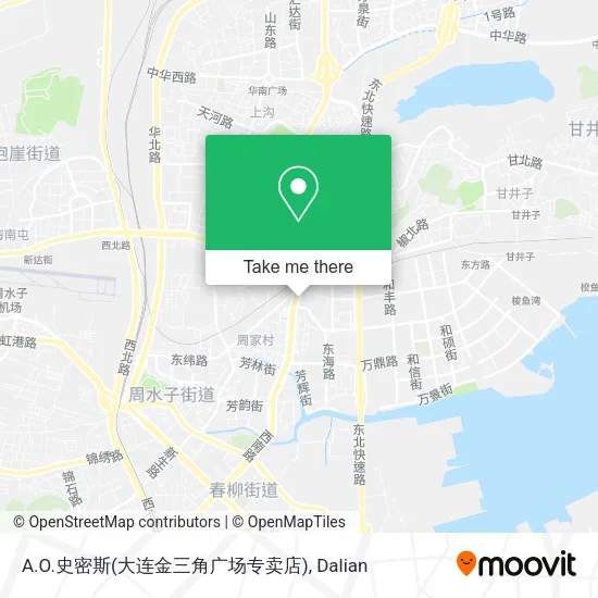 A.O.史密斯(大连金三角广场专卖店) map