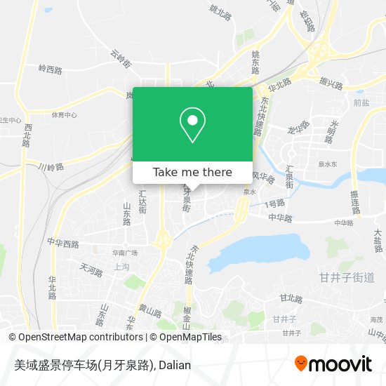 美域盛景停车场(月牙泉路) map