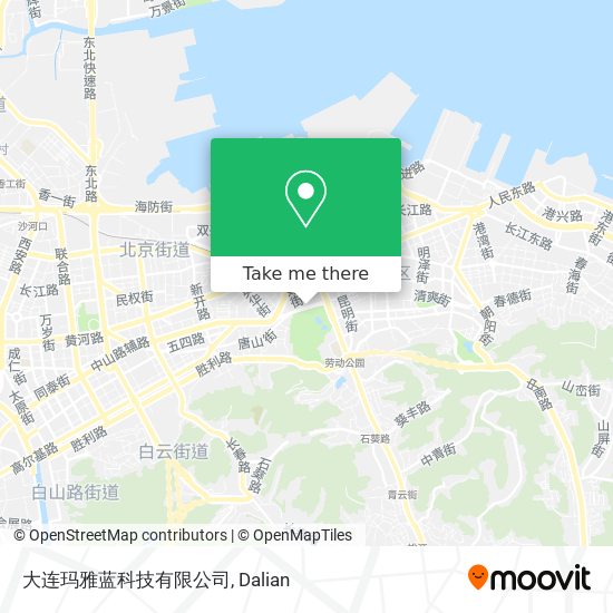 大连玛雅蓝科技有限公司 map