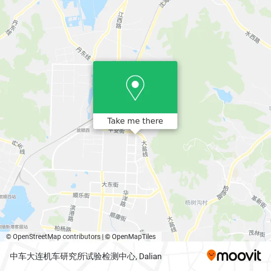 中车大连机车研究所试验检测中心 map