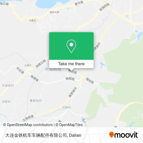 大连金铁机车车辆配件有限公司 map