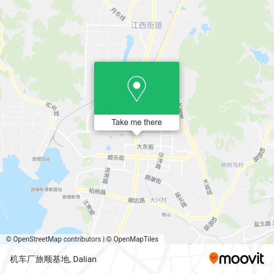 机车厂旅顺基地 map