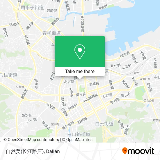 自然美(长江路店) map