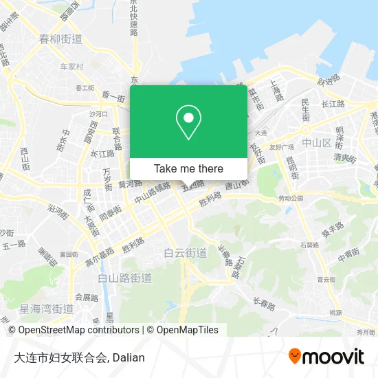 大连市妇女联合会 map