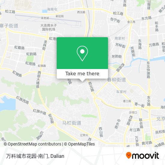 万科城市花园-南门 map