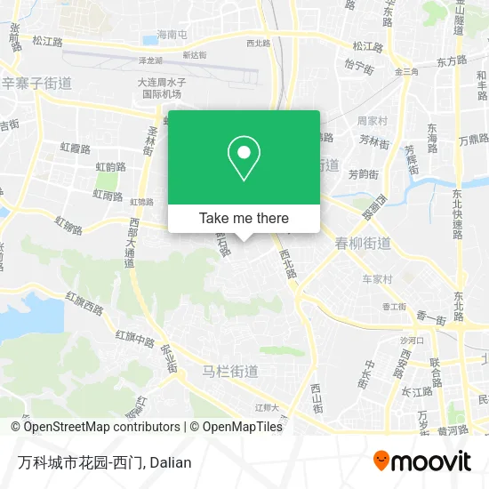 万科城市花园-西门 map