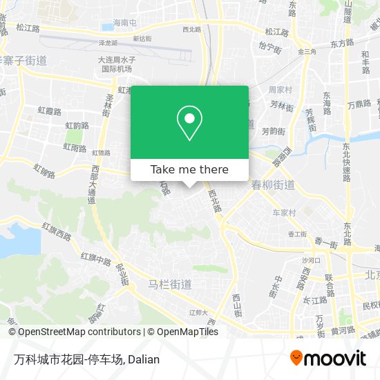 万科城市花园-停车场 map