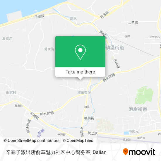 辛寨子派出所前革魅力社区中心警务室 map