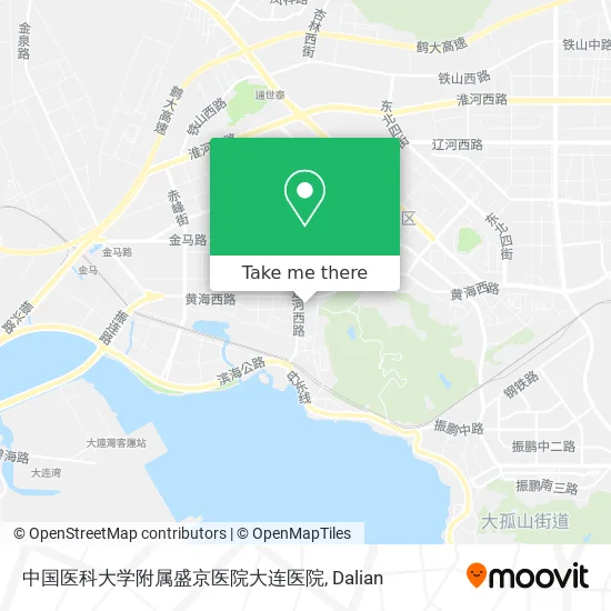中国医科大学附属盛京医院大连医院 map