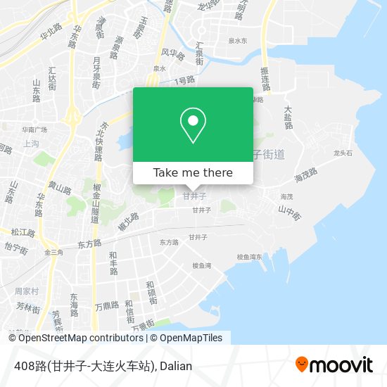 408路(甘井子-大连火车站) map