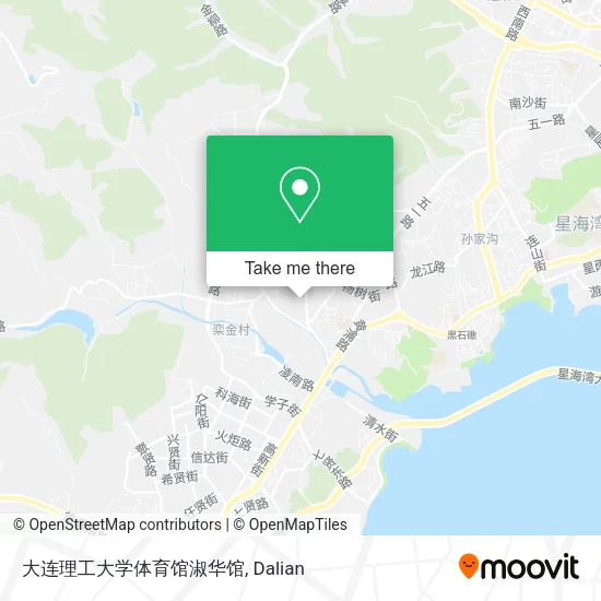 大连理工大学体育馆淑华馆 map