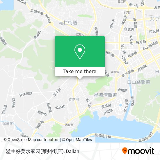 溢生好美水家园(莱州街店) map