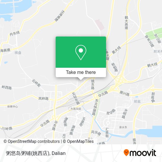 粥悠岛粥铺(姚西店) map