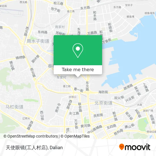 天使眼镜(工人村店) map