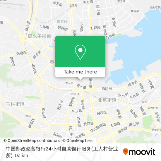 中国邮政储蓄银行24小时自助银行服务(工人村营业所) map