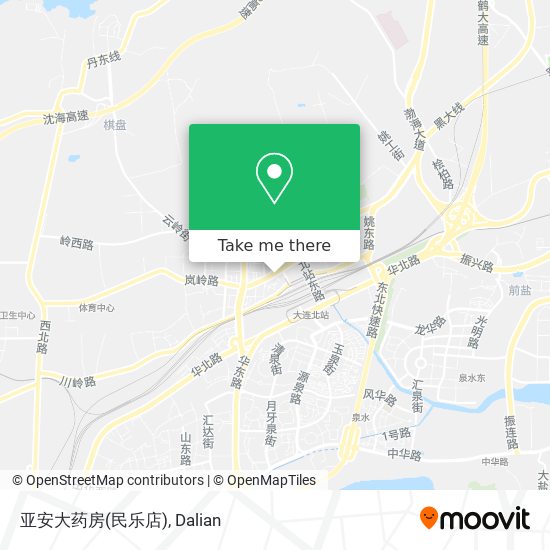 亚安大药房(民乐店) map