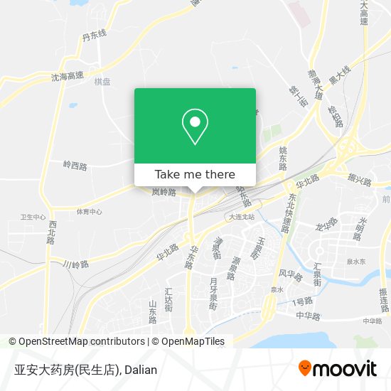 亚安大药房(民生店) map