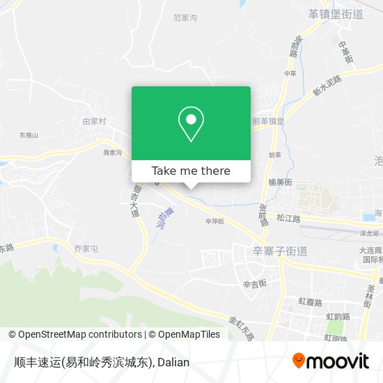 顺丰速运(易和岭秀滨城东) map
