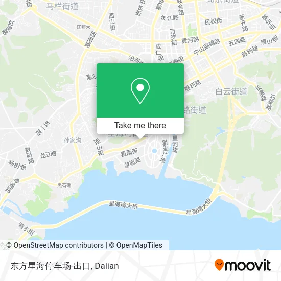 东方星海停车场-出口 map