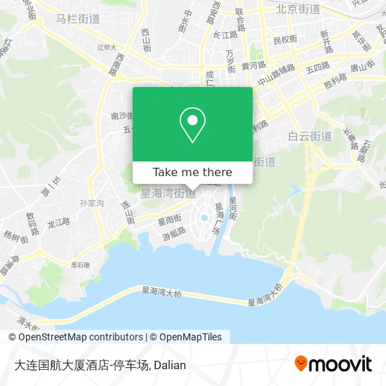 大连国航大厦酒店-停车场 map