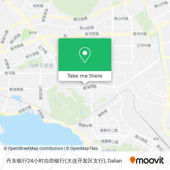 丹东银行24小时自助银行(大连开发区支行) map