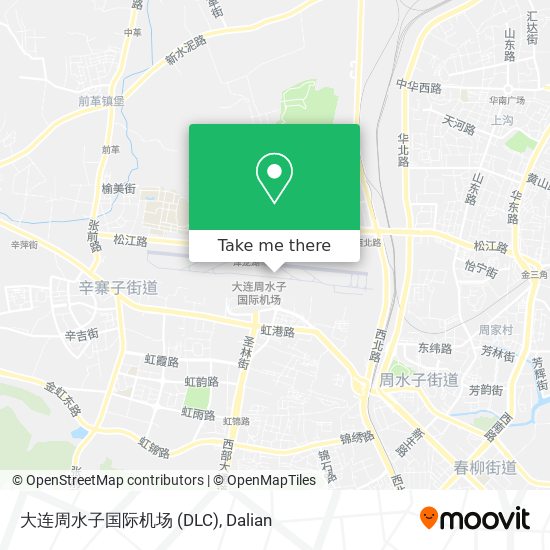 大连周水子国际机场 (DLC) map