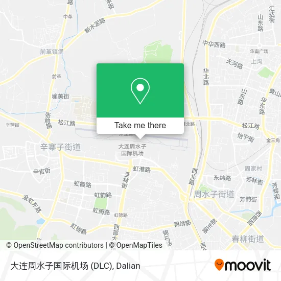 大连周水子国际机场 (DLC) map