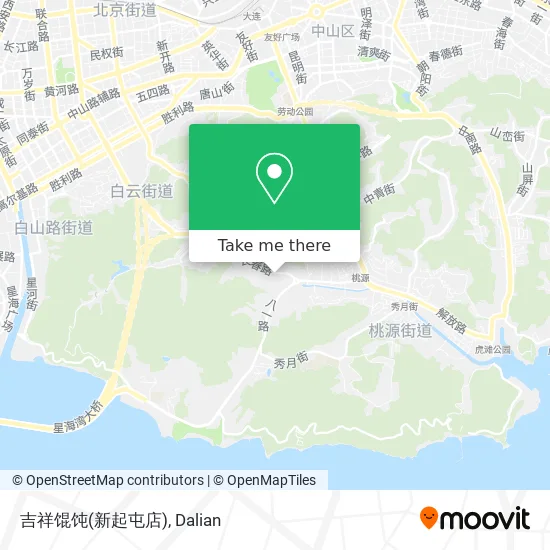 吉祥馄饨(新起屯店) map
