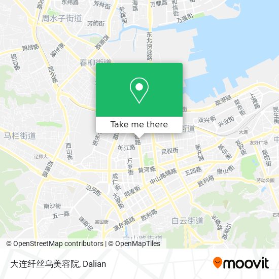 大连纤丝乌美容院 map