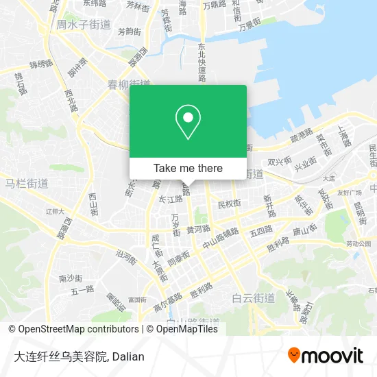 大连纤丝乌美容院 map