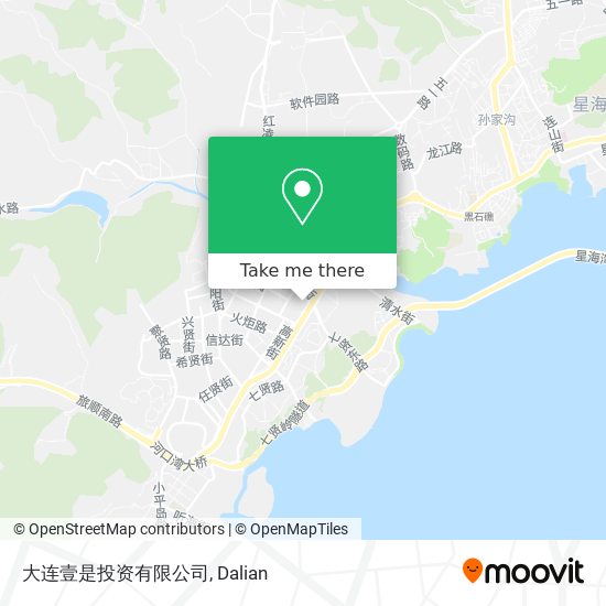 大连壹是投资有限公司 map