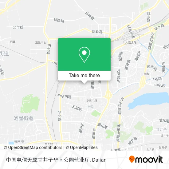中国电信天翼甘井子华南公园营业厅 map